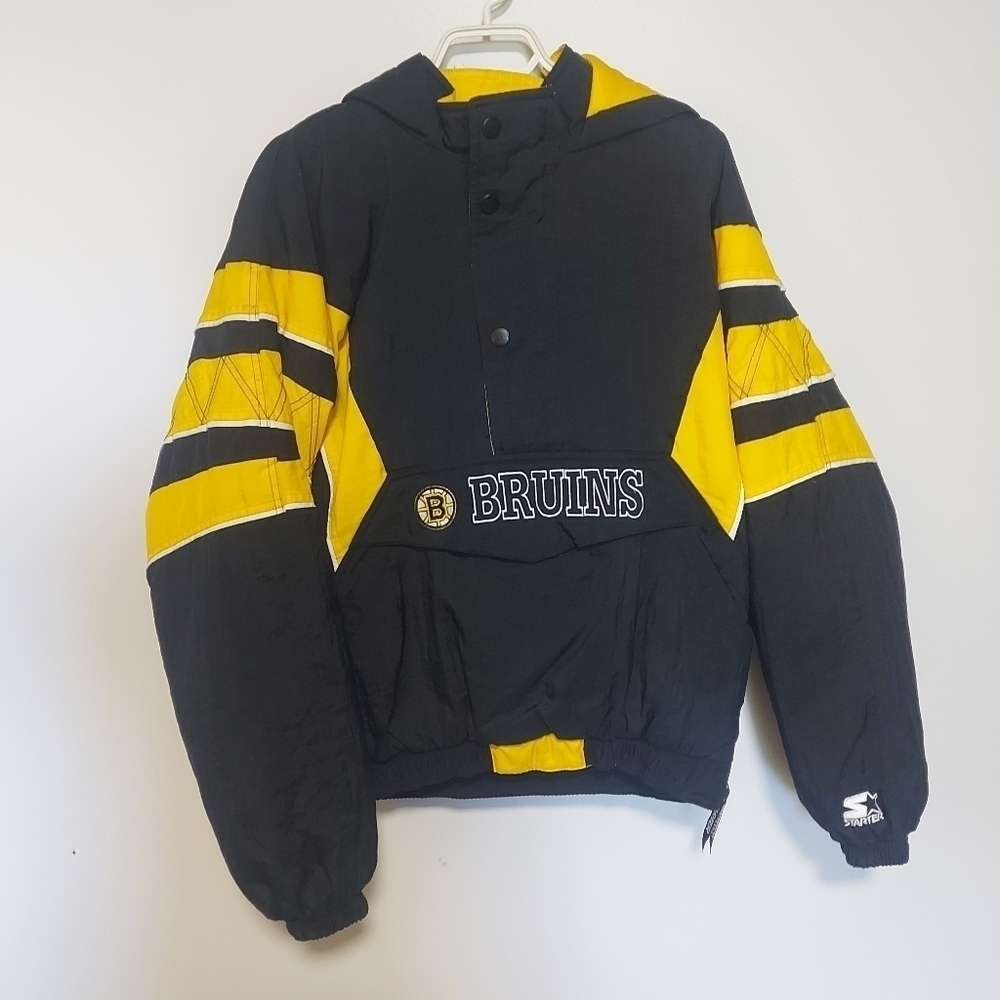 🌹Boston bruins Boys XL vintage pullover jacket NHL